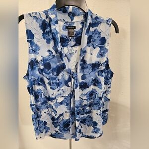 Ann Taylor sleeveless blouse, size L